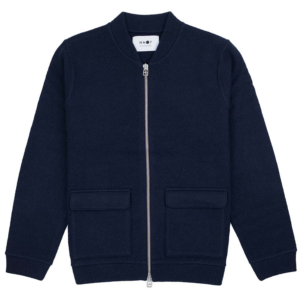 boiled wool bomber jacket