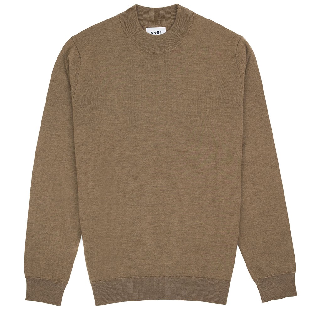 NN07 Martin Merino Sweater - Brown Melange | ANDJOY
