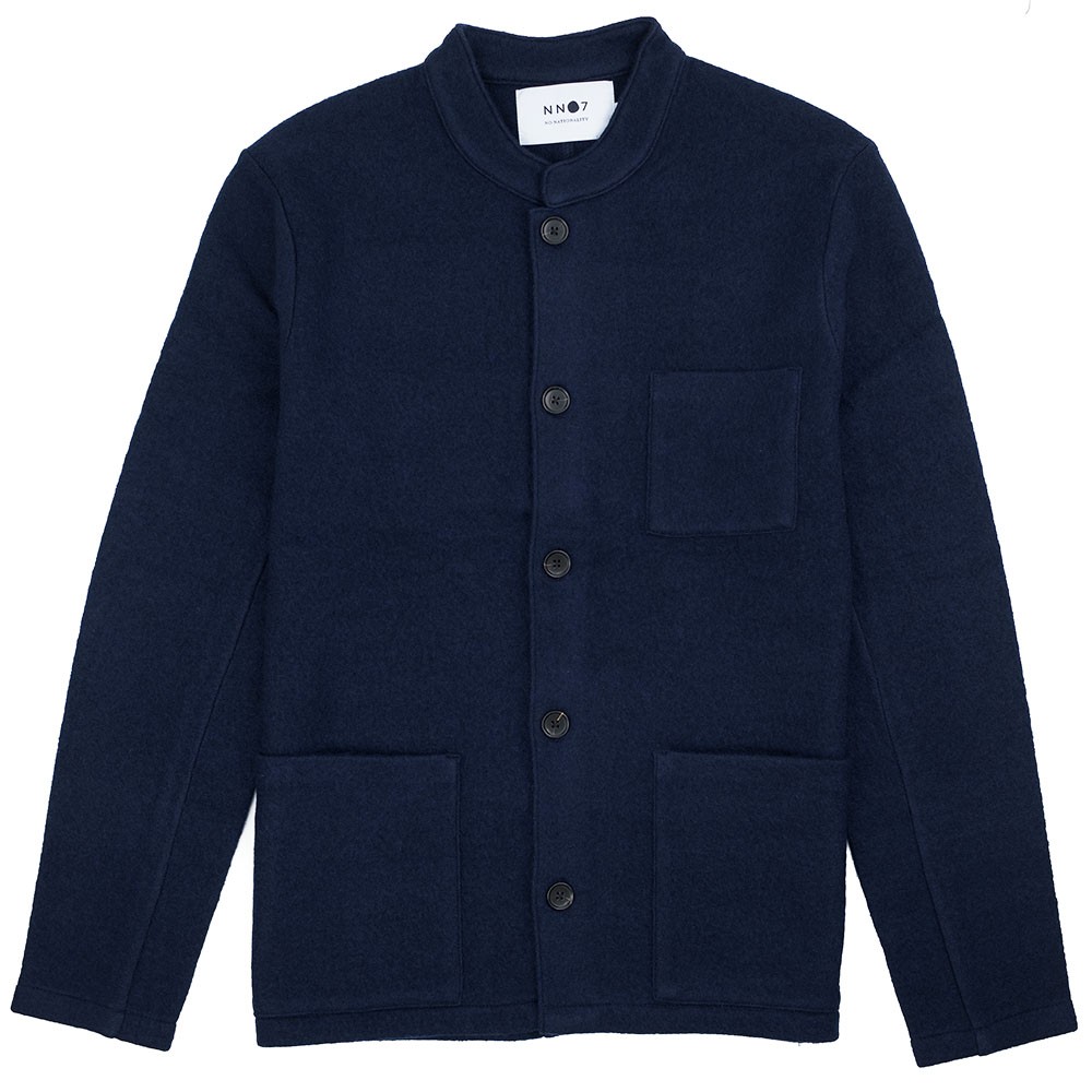 NN07 Oswald Jacket Hybrid Wool - Navy Blue | ANDJOY